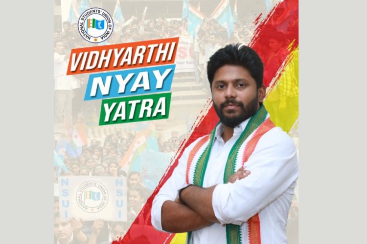 Vidyarthi Nyaya Yatre: Keerthi Ganesh Leads Karnataka's Largest Student revolution, Empowering 30 Lakh Voices!