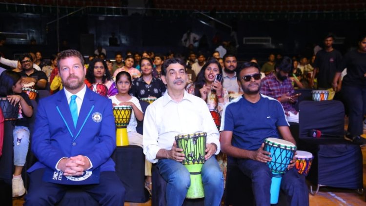 Hyderabad Creates History with World’s Largest Djembe Drum Circle; Guinness World Record Attempt Held Successfully
